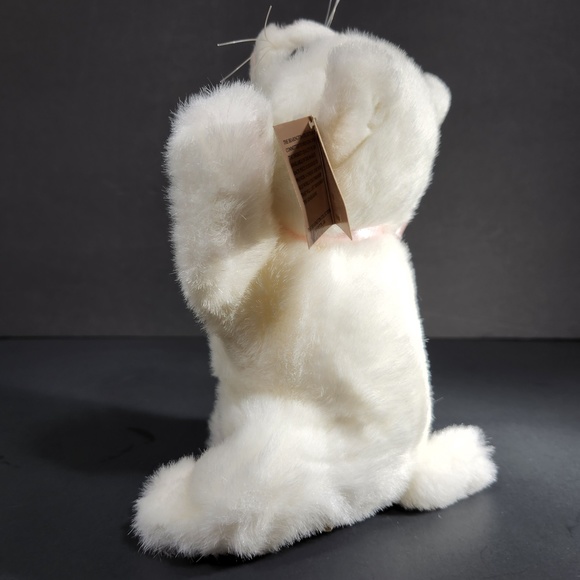 Bearington Collection White Cat Plush Toy Sissy Retired Plushie - Picture 4 of 8